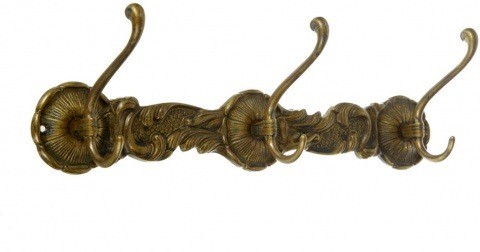 Вешалка "Барокко" 3 крючка 130102