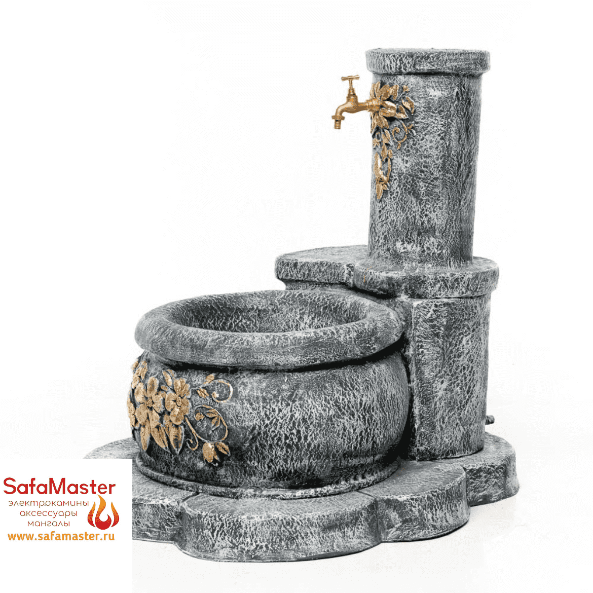 Умывальник с виноградной лозой