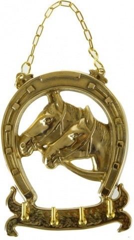 Ключница "Подкова с лошадьми" 00070