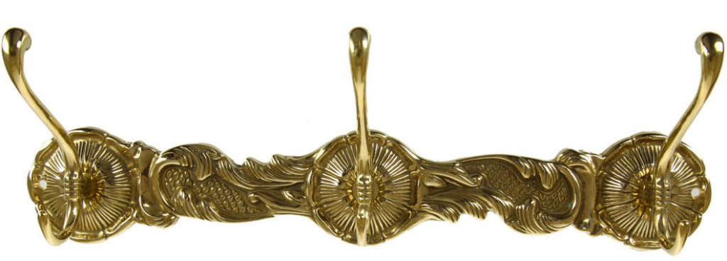 Вешалка "Барокко" 3 крючка 00102