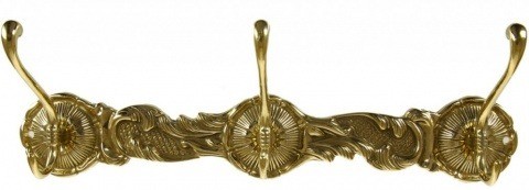 Вешалка "Барокко" 3 крючка 00102