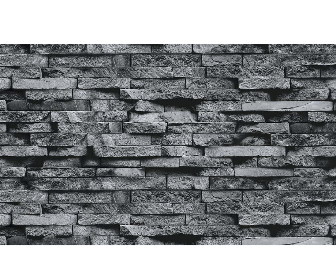 Плита Фаспан горизонталь 2 Плиты ДЕКОР Серый  камень 9 мм, (800x1200) 