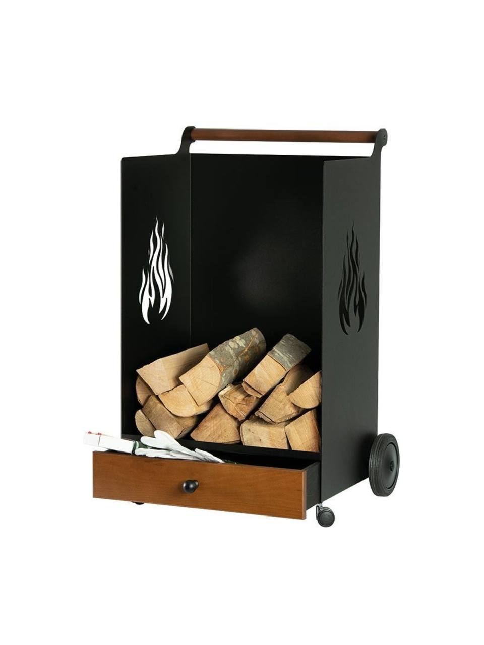 Дровница для камина из металла Comex 50.500F лофт, Италия  