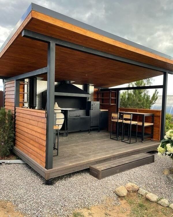 Беседка с мангальной зоной Тихая гавань
