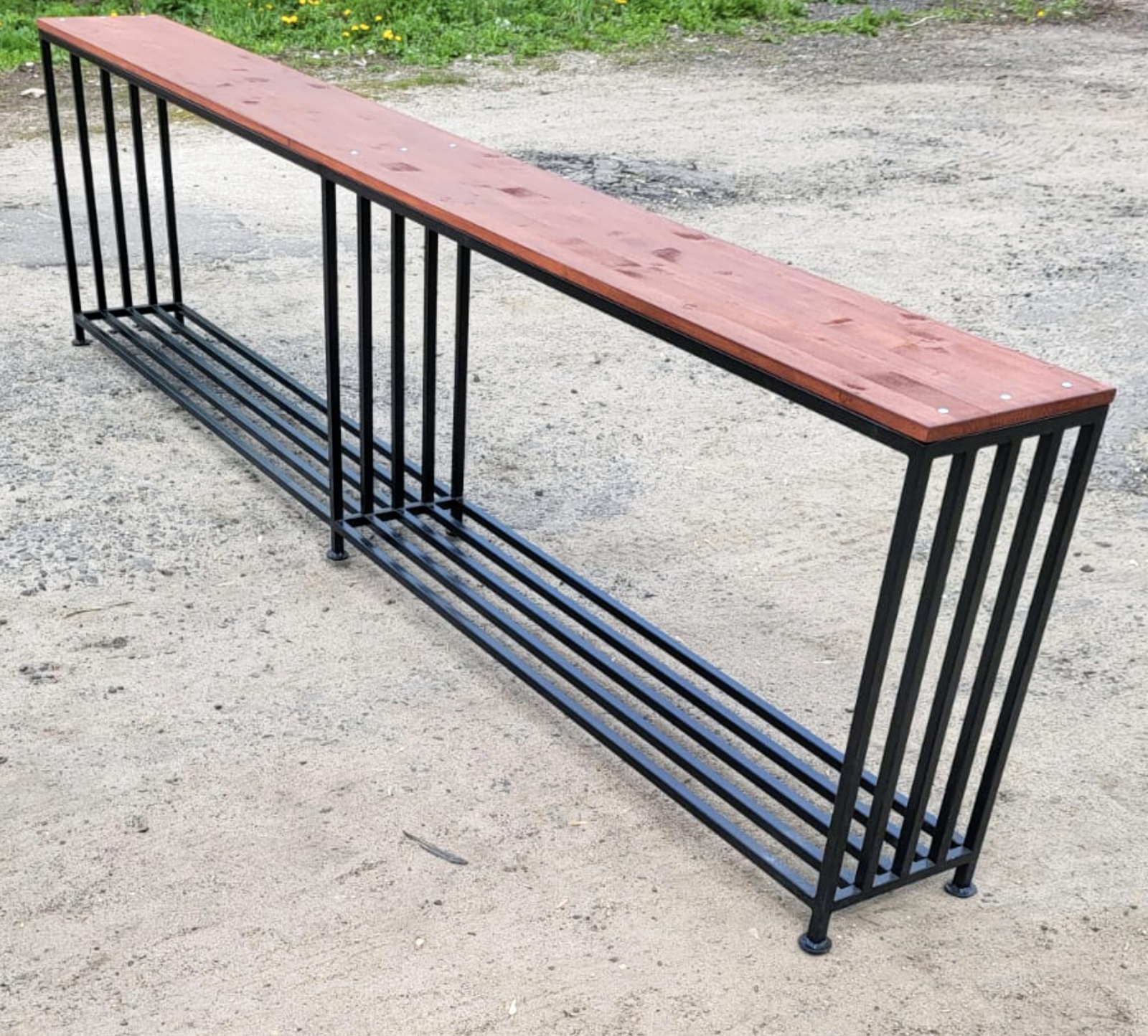 Уличная дровница консоль «Loft Wood» 