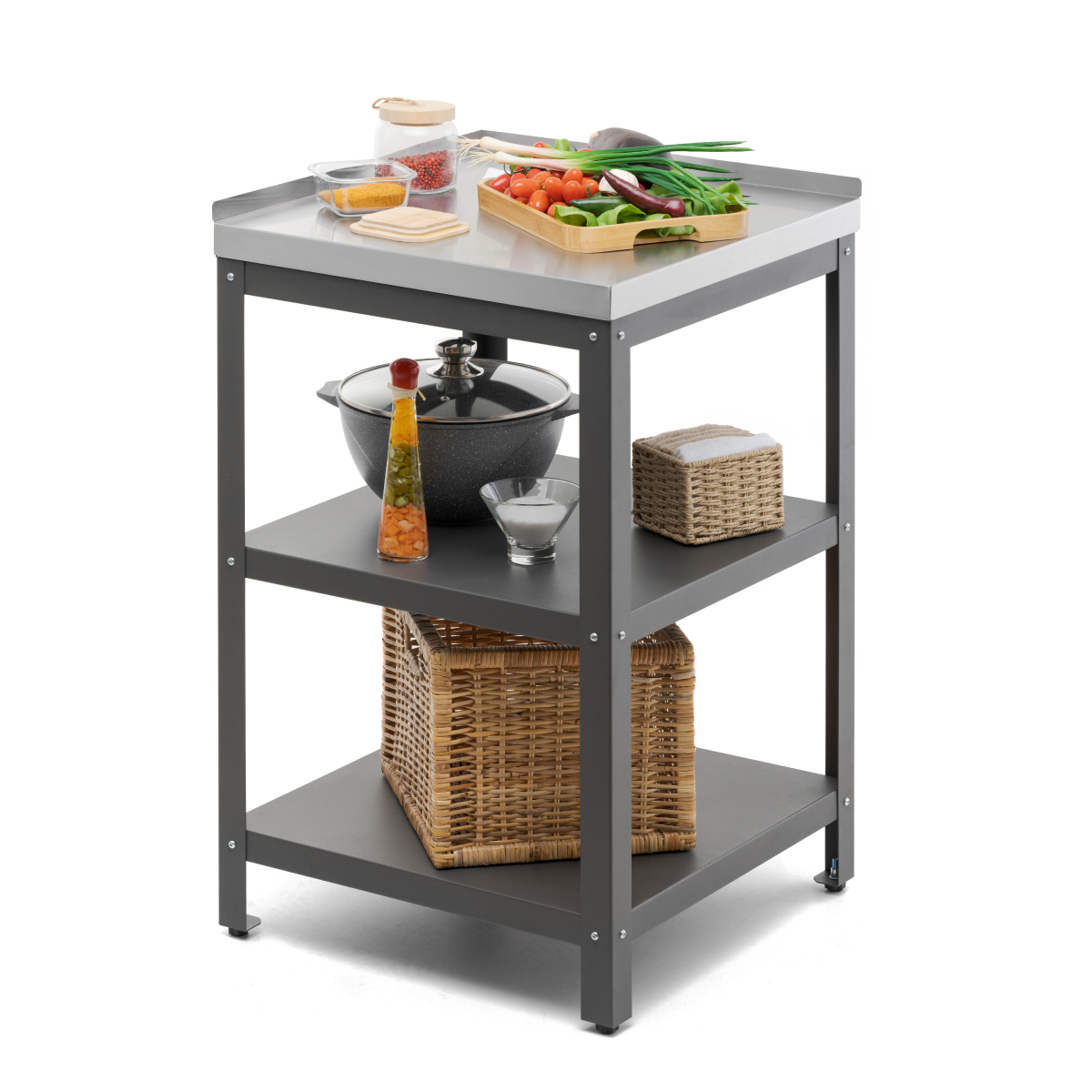 Стол  угловой Patio  уличный металлический для  дома и дачи   