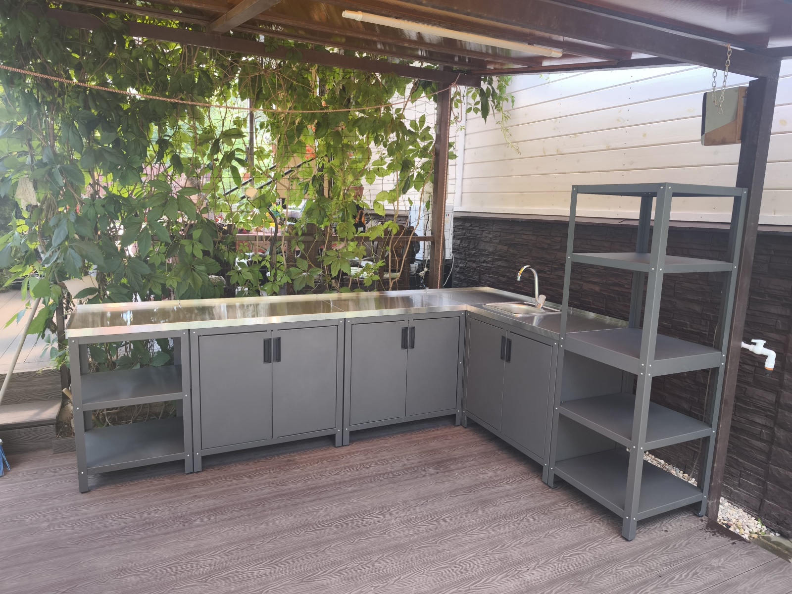 Модульная мангальная зона для дачи и дома Кухня  Patio