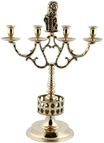 Канделябр "Лев" (4 свечи) 00204
